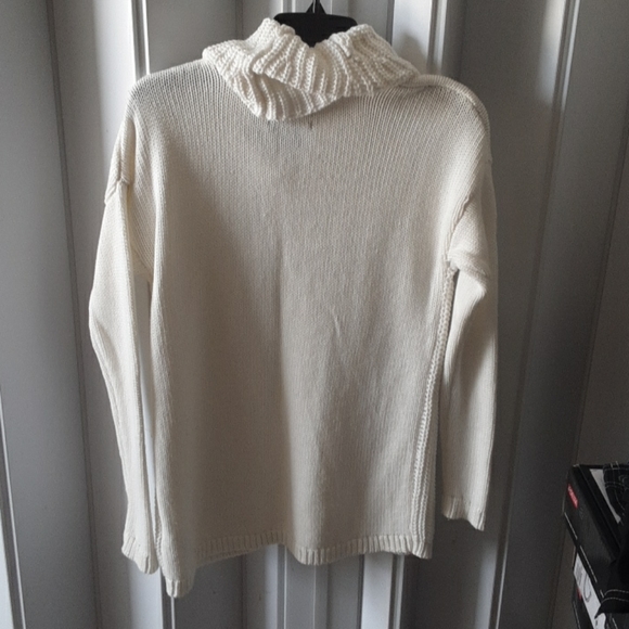 Rachel Zoe cream color cowl neck sweater XS - Picture 2 of 3